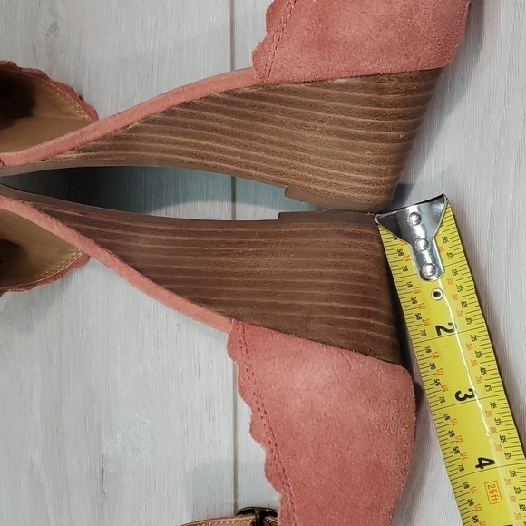 Lucky Brand Womens Jebelle Ankle Suede Strap Wedge Sandals shoes sz 9.5M - Picture 9 of 13